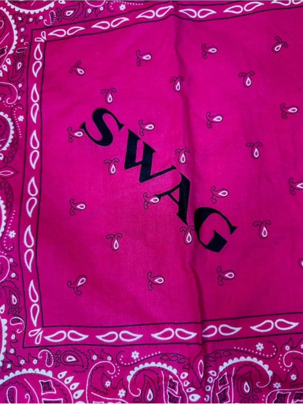 Justin Bieber Pink & Purple Bandanas 'SWAG'